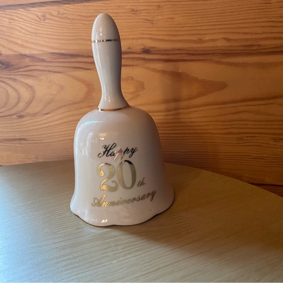 Vintage Happy 20th Anniversary Bell - Picture 1 of 10